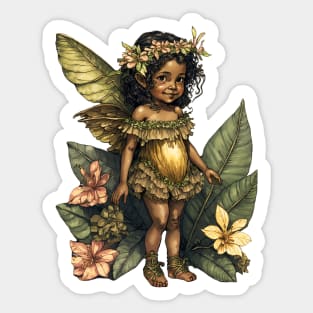 Jasmine Pikake Flower Fairy Girl Cute Hawaii Cicely Mary Barker Sticker